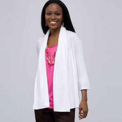 Drape Front Cardigan.