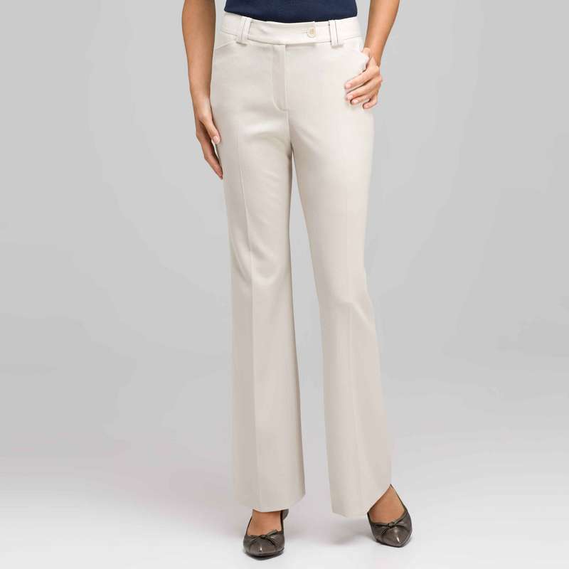 Wide Leg Pant, Stone, large image number 0