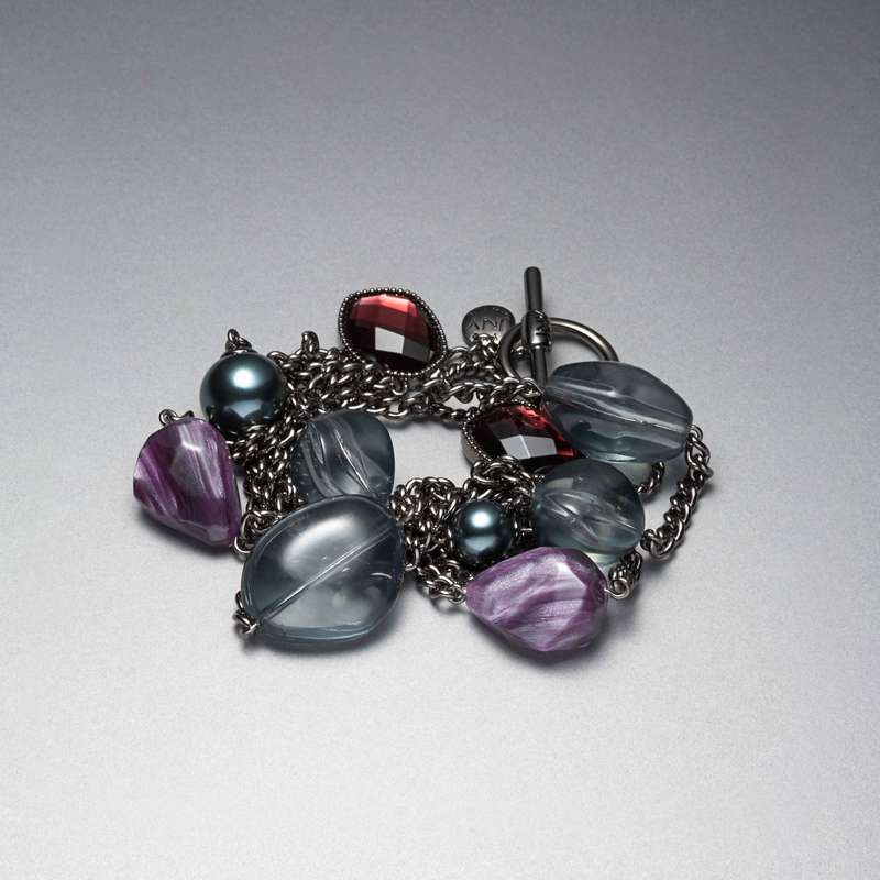 Light Hematite Bracelet, Hematite, large image number 0