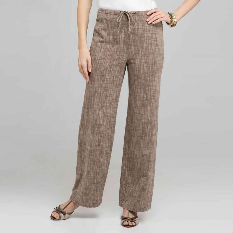 Drawcord Pant, earth brown combo, large image number 0