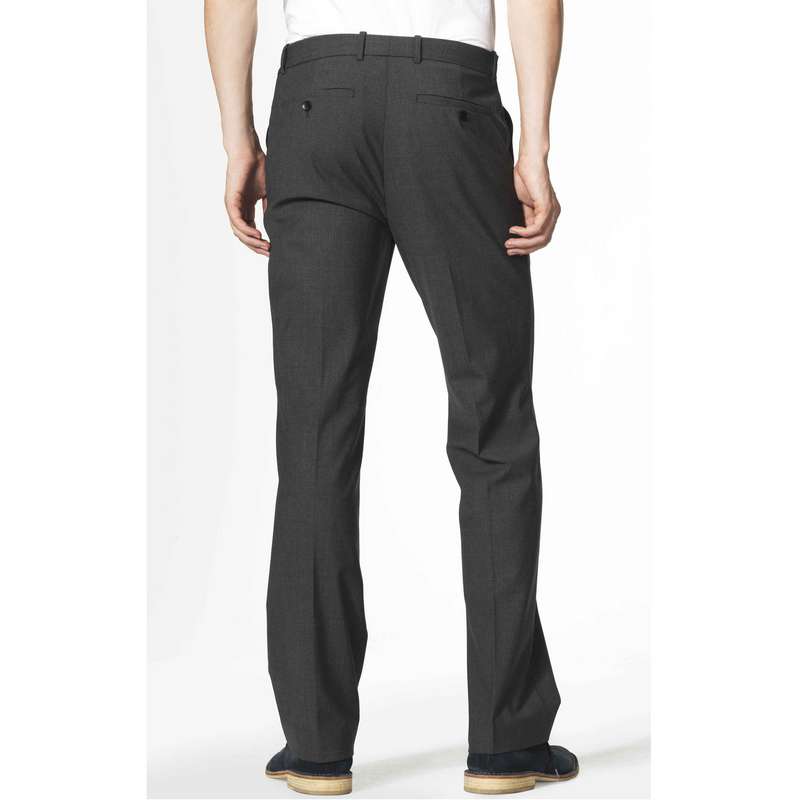 Basic Leg Trousers, Grey, large image number 1