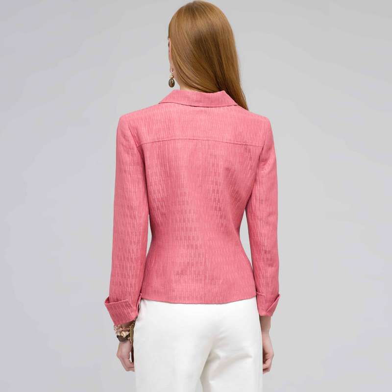 3 Button Front Jacket, New Flamingo, large image number 1