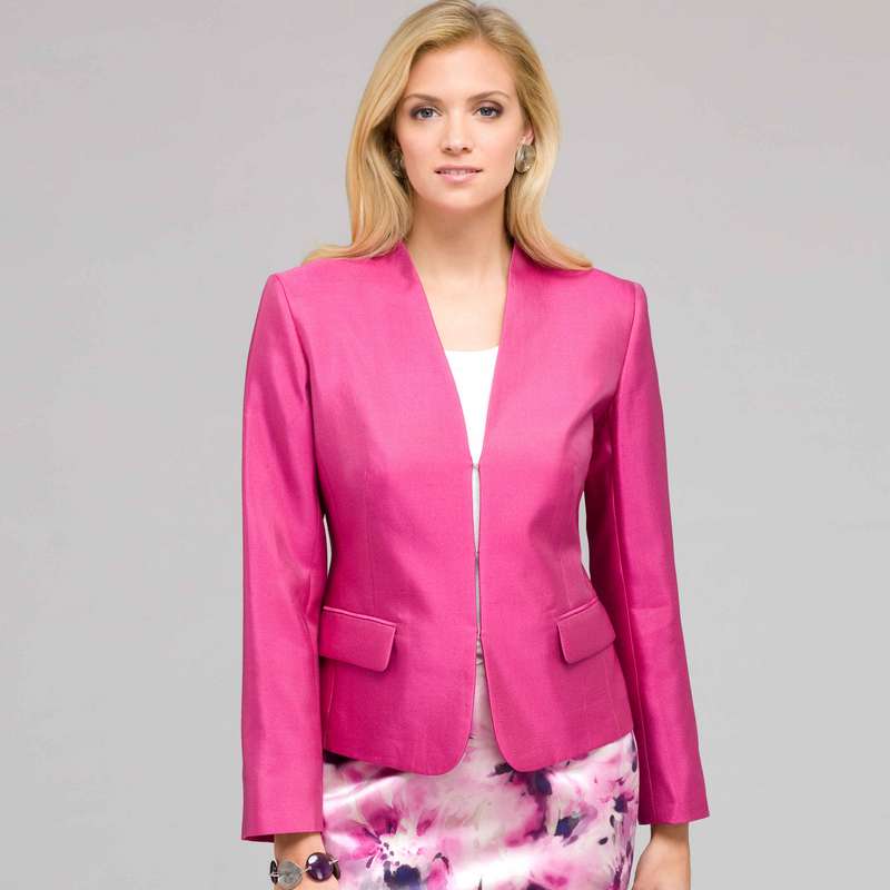 2 Flap Pocket Jacket, Cerise, large image number 0